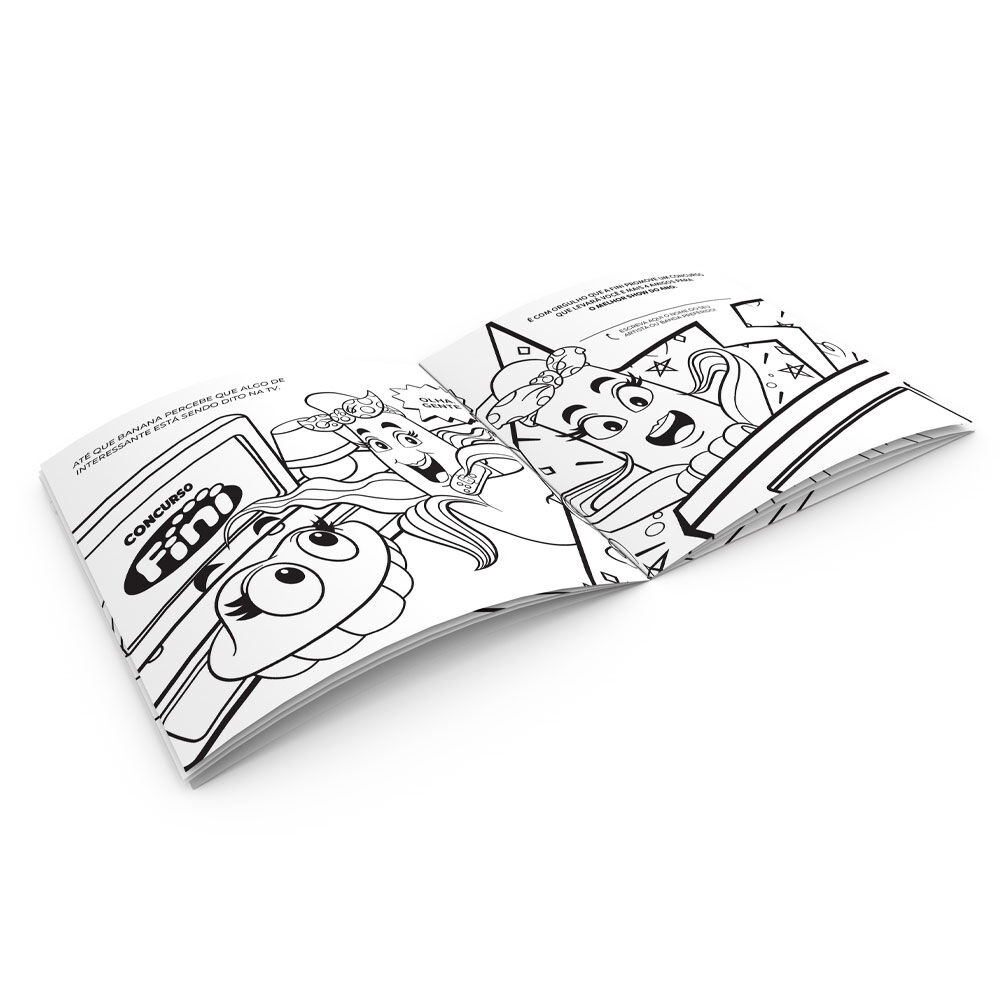 Kit Livro Fini + Giz de Cera